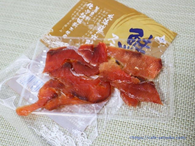 カルディのおすすめおつまみ 鮭とばスライス は北海道産の鮭を使ったちょっとリッチな一品 カルディ節子